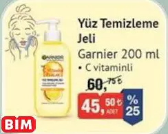 GARNİER YÜZ TEMİZLEME JELİ